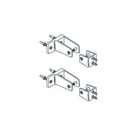 Metpar Corp Starter Panel to Wall and Panel to Pilaster Bracket Kit for Steel Partition 15-520